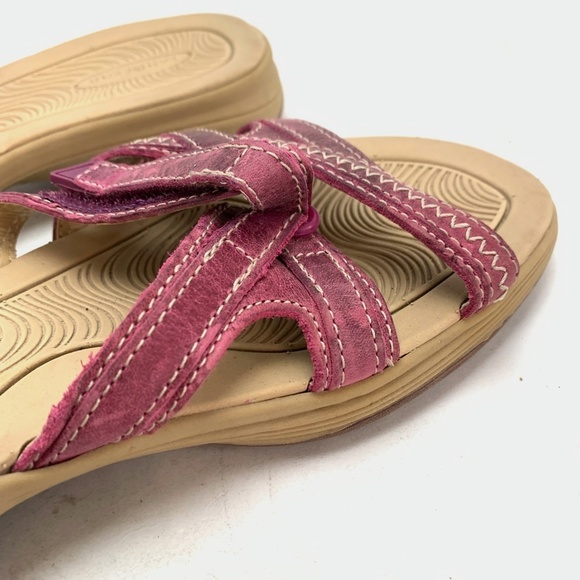 LAND'S END Purple Slides Sandals Flip Flops sz 7 D - Picture 16 of 16